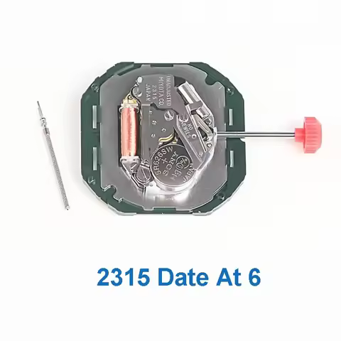 Miyota 2315 Standard Movement With Date Display Japan Three Hands Calendar Date Metal Quartz Movemen