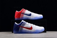 Nike Kobe 11 Elite Low USA 科比11夢之隊美國隊 OG 款潮流運動低幫籃球鞋男款白藍尺碼：36-46