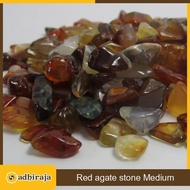 Red agate stone Medium