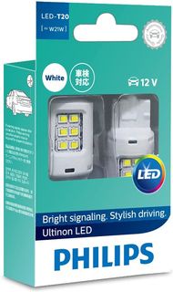 PHILIPS T20 LED 汽車用 12V 白光燈倒車燈日行燈車尾燈 BREAK燈 剎車燈 ( 單絲 / 雙絲 ) ( 香港行貨 , 1年保養 )