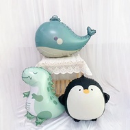 Dinosaur Balloon Penguin Balloon Whale Balloon Birthday Balloon Aluminum Film Balloon Modeling Ballo