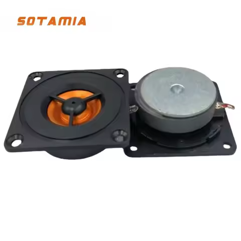 SOTAMIA 2Pcs 52MM Tweeter Audio Speaker 2 Inch 4 Ohm 15W HIFI Treble Speaker Home Mudic Sound Loudsp