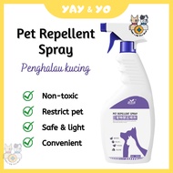 Yay&Yo ECO Anti Pet Dog Cat Repellent Spray Penghalau Kucing Anjing Berak Ubat Halau Kucing Kencing 