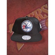 Mitchell and Ness Round Logo Phila 76ers Snapback Cap