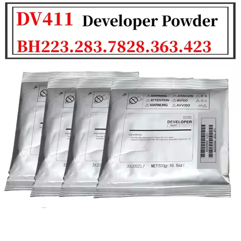 1PCS DV411 Developer Powder For Konica Minolta BH223 283 7828 363 423 High Quality Compatible Import