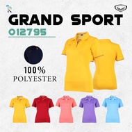 💥ลดโหดลดเพิ่ม15%!💥 เสื้อโปโลหญิงสีล้วน GRAND SPORT GRANDSPORT แกรนด์สปอร์ต แกรนด์ สปอร์ต รุ่น 012795