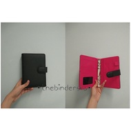 Plain 6-RING BINDER A6 Combination (6 RING Holes) Orange Peel