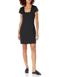 Theory Women's Ss Sq Neck Dr