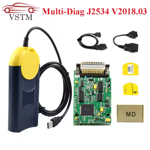 V2018.3 Diagnostic tool actia Multi-Diag Multi Diag Access J2534 interface OBD2 Device Multidiag J25