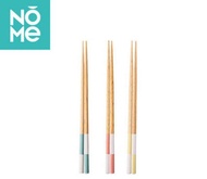 NOME/nomi home color matching colorful chopsticks family chopsticks set solid wood chopsticks non-sl
