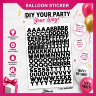 [Balloon Sticker] Alphabet Series / Siri Abjad / Font Series