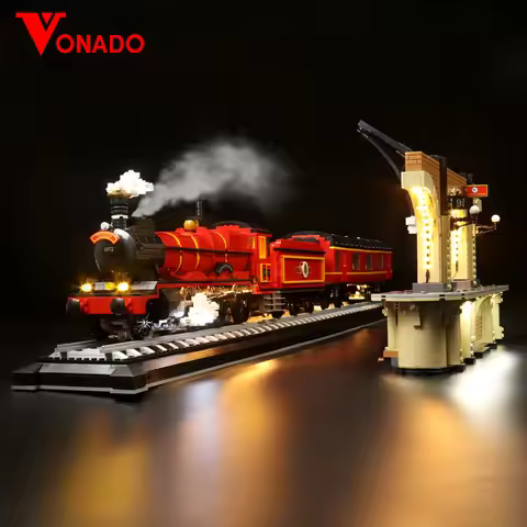 LED Light Kit For Express Train Magic Station 76405 Collectors Edition Building Blocks Education Toy