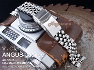 20MM RANTAI MILTAT ANGUS JUBILEE FOR SEIKO SARB017 -- V-CLASP BUCKLE - STORENAMR