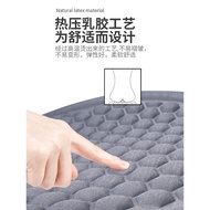 Latex Linen Car Seat Cushion Audi A4L A6L Q5 BMW 3 5 Series X5 Four Seasons Universal Small Waist Se