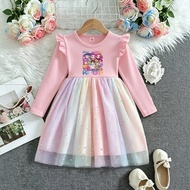Rumi Mira Zoey kpop Huntrix Girls Skirt Toddler Sleevesless Mesh Dance Outfit Combo