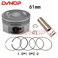 180cc piston ring 61mm Big Bore Kit For GY6 125cc 150cc 1P52QMI 1P57QMJ Engine 180cc Scooter ATV