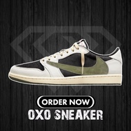 Pure Original Travis Scott X Air Jordan 1 low cut Og Wmns olive Color Aj1 Ts 5.0d