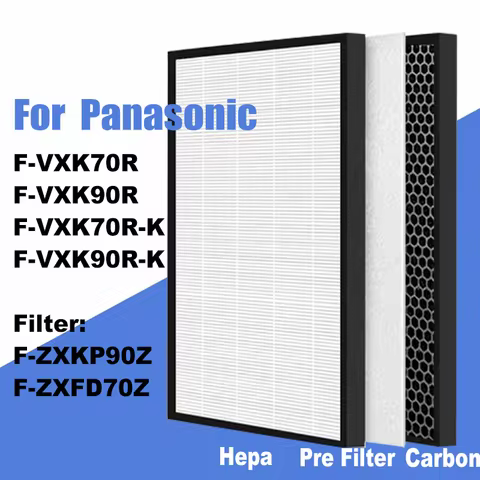 F-ZXKP90Z F-ZXFD70Z H13 Hepa Filter and Activated Carbon Filter for Panasonic Air Purifier F-VXK70R 