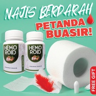 Hemorrhoids Medicine ( 30 capsule ) Sembelit / Gastrik /  Buasir berdarah / ubat kecut buasir / medi
