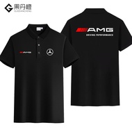 Mercedes-benz Mercedes-Benz AMG Car 4S Store Summer Clothes polo Shirts Custom Printed logo Work Clo