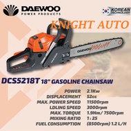 DAEWOO 18" Chain Saw Gasoline Chainsaw Heavy Duty 2 Stroke DCS5218T
