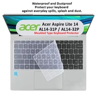 Keyboard Protector For Acer Aspire Lite 14 AL14-31P-C72B Acer Aspire Lite 14 AL14-32P Acer Swift Lit