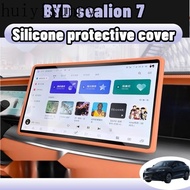 HYS Byd Sealion 7 Silicone Frame Screen Protector Accessories White / Black Car Use Accessories