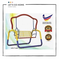 3V XXL Size Adult Indoor Outdoor Metal Solid Garden Kiddie Swing Chair | Metal Garden Swing Chair | Buaian Taman Besar