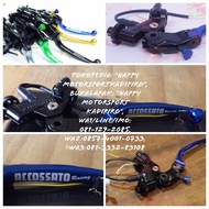 Master kopling mekanis Accosato Italy V2 biru lengkap switch kopling