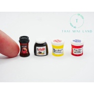 Mini Jam Jar Peanut Butter Coffee Breakfast Equipment Miniature Decoration