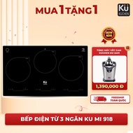 Induction cooker - infrared with 3 cooking zones KUCHEN KU MI918/3