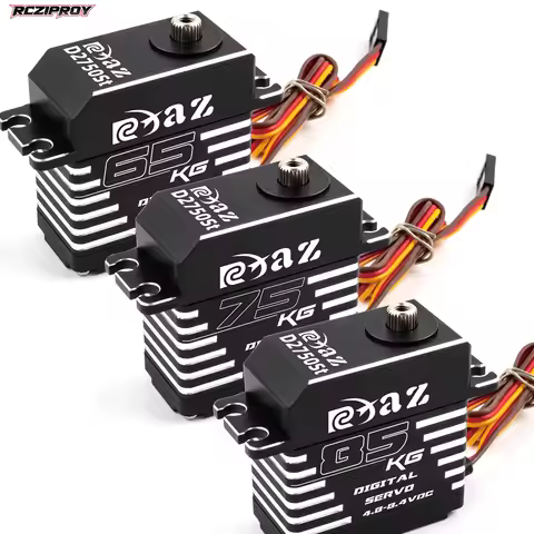 RCXAZ 65KG 75KG 85KG High Torque Digital Servo Metal Gear Waterproof for 1/5 RC Car Robot