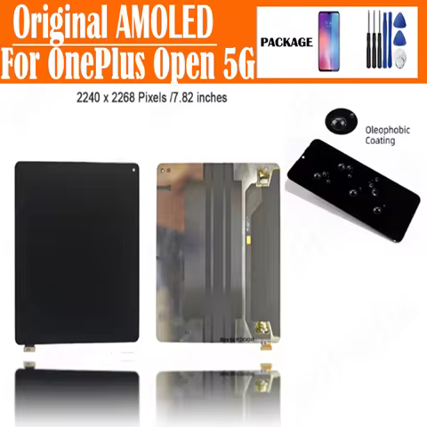 100% Tested 7.82" Original 1+ open Display For OnePlus Open 5G CPH2551 Foldable No Frame LCD and Tou