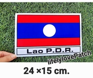 สติ้กเกอร์แต่งรถ sticker flags  สติ้กเกอร์ธงชาติ ธงไทย ธงออสเตรเลีย ธงลาว ธงอังกฤษ Thailand Laos Aus