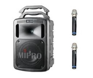 【六絃樂器】全新 MIPRO MA-808 專業型無線擴音機組 / 含CDM3A新系統 無CD.mp3播放器