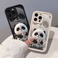 panda Case Compatible For IPhone 13 15 7Plus 14 12 11 Pro Max 8 6 7 6S Plus X XR XS MAX SE 2020 Cartoon Couples