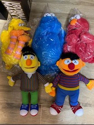 Kaws Uniqlo Sesame Street Plush Toy 芝麻街 公仔 一套五隻