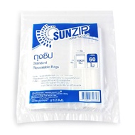 SUNZIP ถุงซิปใสแพ็คประหยัด SUNZIP 15x21CM(60ใบ)