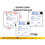 GCASH/LOAD TRANSACTION SLIP WITH STORE LOGO