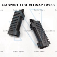 SM SPORT 110E / KEEWAY TX200 REAR FOOTREST [58260H010000] [58280H100000] [P04533300-371-0000] [P0453