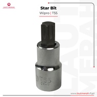 Wipro L-Socket Wrench / Star Bit Socket 1/2" T55 X 55