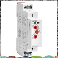 GRT8-M1 on Off Time Delay Relay 16A AC/DC12V-240V Multifunction Din Rail Automatic Timer Relay