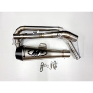 ลดสุดๆ คอท่อ งานแสตนเลส สำหรับ Mslaz / R15 / New R15 / MT15 / Demon / MSX / Razor / CBR พร้อมปลายท่อ