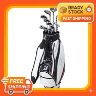 BRIDGESTONE Golf Club Set BRIDGESTONE GOLF BG-100 11 Clubs Set with Caddie Bag Men's Irons Carbon R 