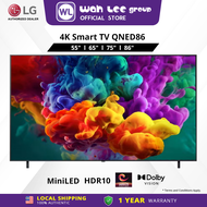 LG 55" 65" 75" 86" 100" Inch QNED evo AI TV QNED86 MiniLED 144Hz Gaming Mode Dolby Vision & HDR10 4K