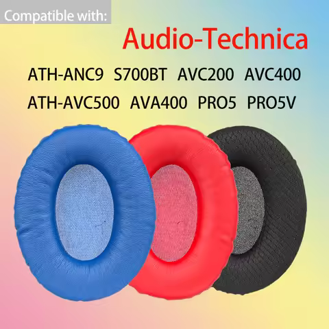 Earpads for Audio-Technica ATH-ANC9 AVC200 AVC400 AVC500 Headphones AVA400 S700BT Ear Cushions PRO5 