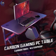 Carbon Matt Gaming Table/PC Table/E-Sport Desk/Study Table/Meja Belajar/Meja PC 120*60*74cm