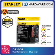 STANLEY GS10DT DUAL TEMP GLUE STICK 100 X 7.1MM / 4" X 0.28" ( WHITE ) X 24PC ( FOR 69GR15B/ 69GR10B