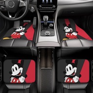 Mickeys Mouse Car floor mats Car universal high-end carpet floor mats Car floor mats 4-piece set