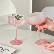 French Pink Goblet Household High-value Girls Specially Tuned Drunk Fruit Wine Martini Cocktail Glas